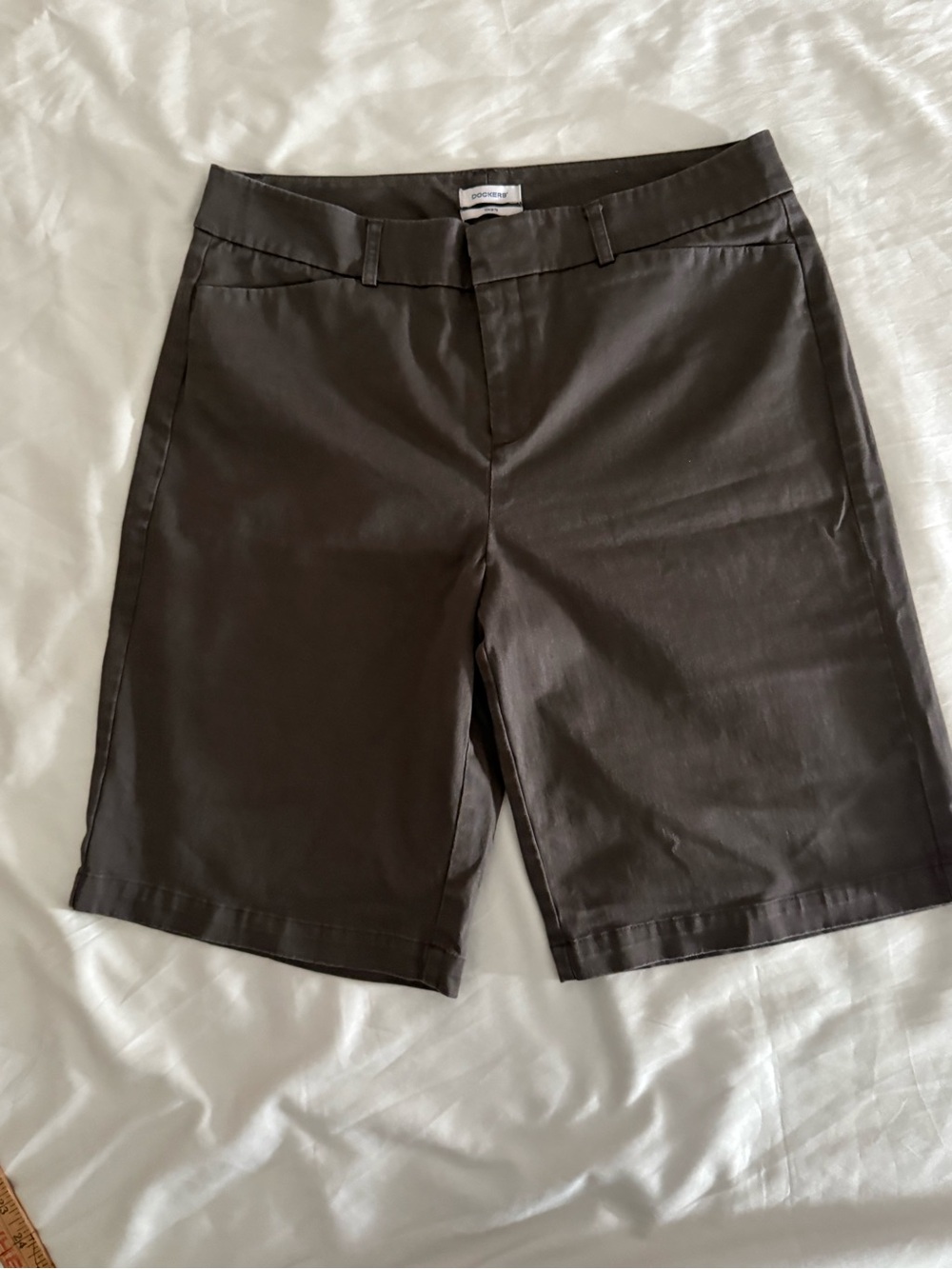 Dockers Dark Brown Women's Bermuda Shorts